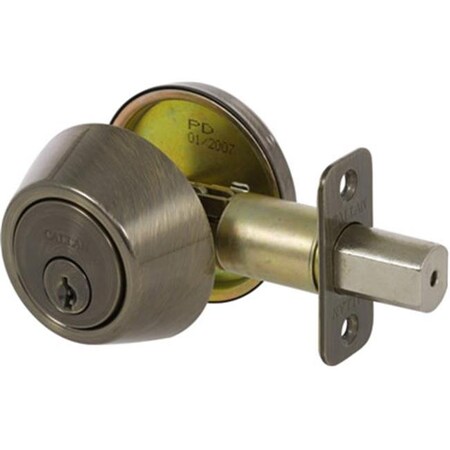 Callan Callan KA2005 Single Cylinder Deadbolt Grade 3; Antique Brass KA2005